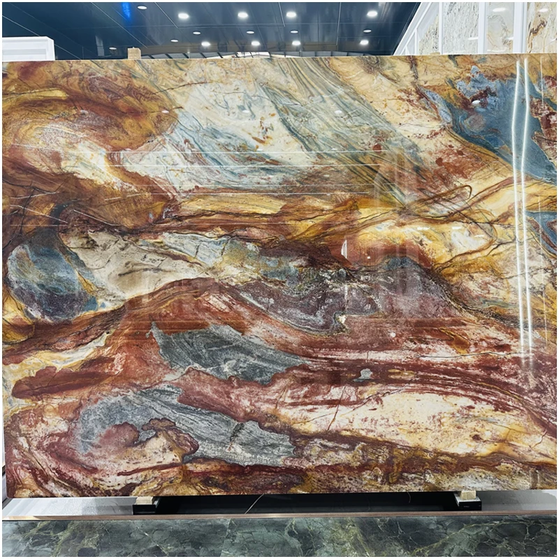 Arctic Ocean Quartzite 6 Blue Louise Quartzite Slabs