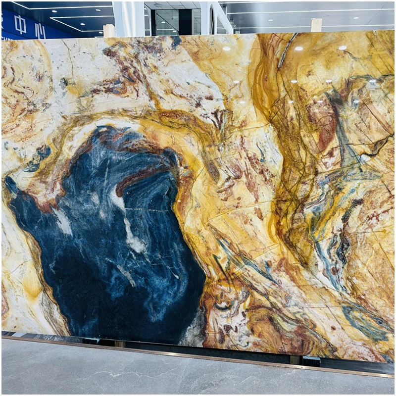 Blue Louise Quartzite 3 Blue Louise Quartzite Polished Slabs