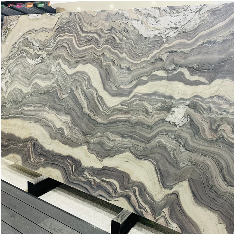 Fusion Blue Quartzite 3 Fusion Blue Quartzite Polished Slabs