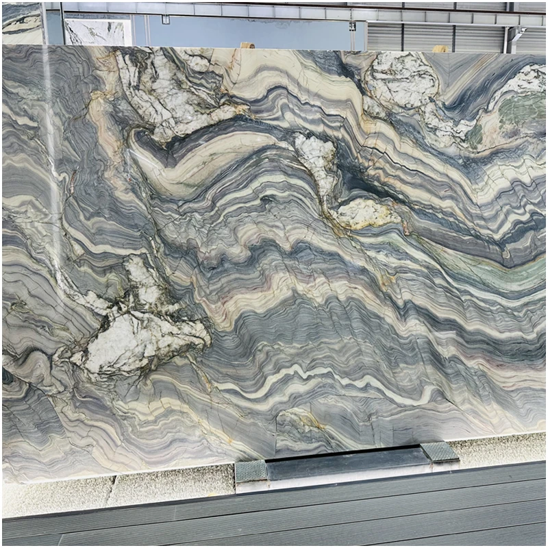 Fusion Blue Quartzite 4 Fusion Blue Quartzite Slabs