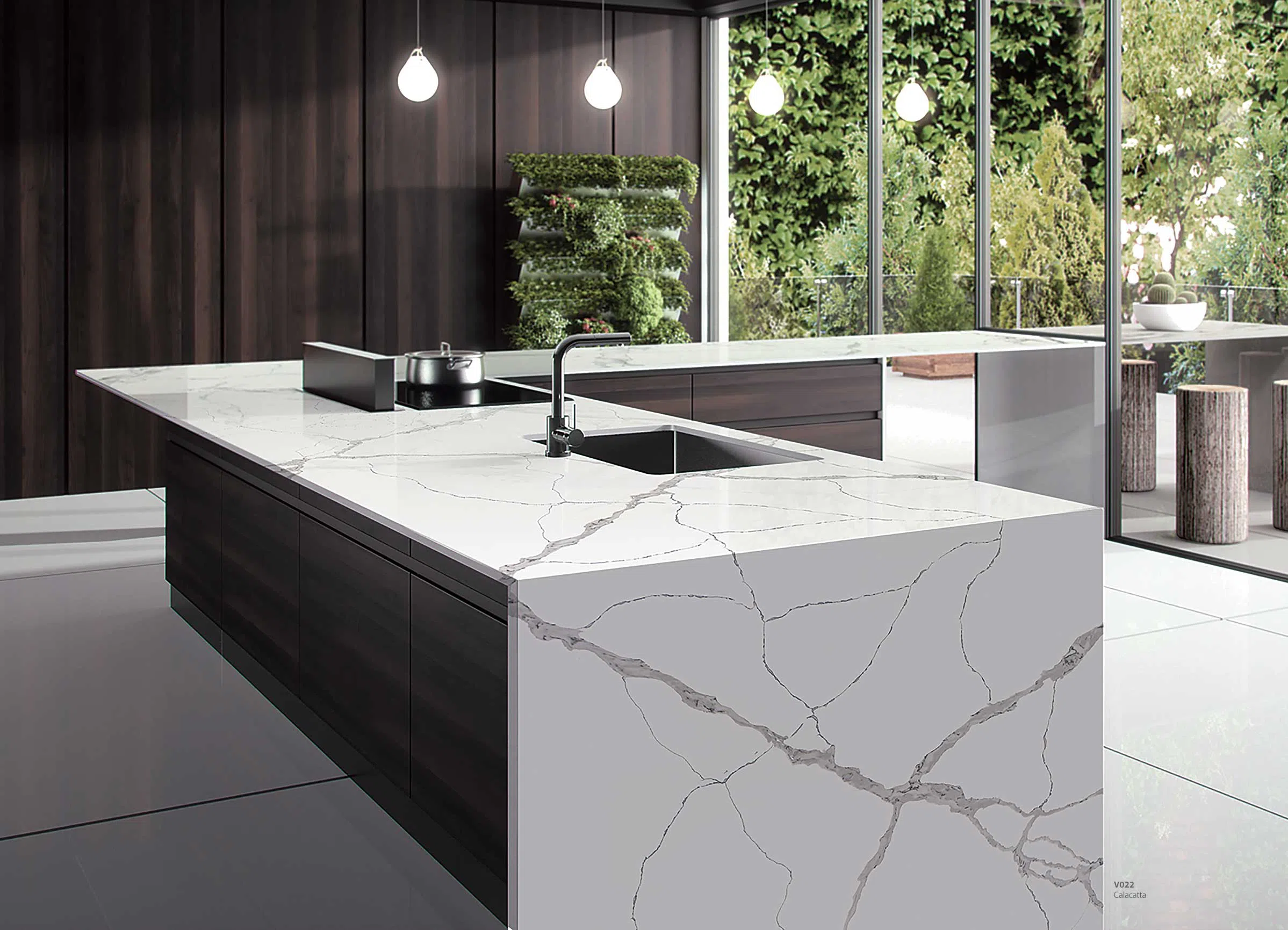 Quartz Marble's Maintenance and Cleaning Guide 3 Calalacatta Quartz Kitchen Designs 1