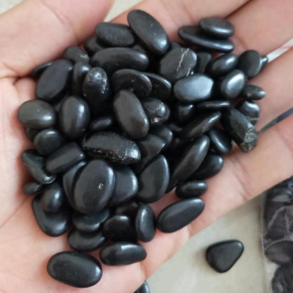 Black Basalt Pebbles 100% Natural 11 Black Basalt Pebbles 100% Natural
