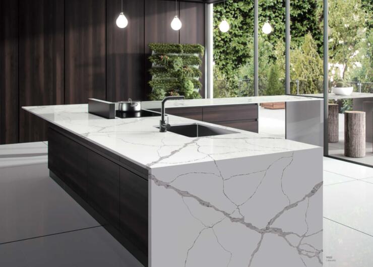 Calalacatta Quartz Kitchen Designs 1