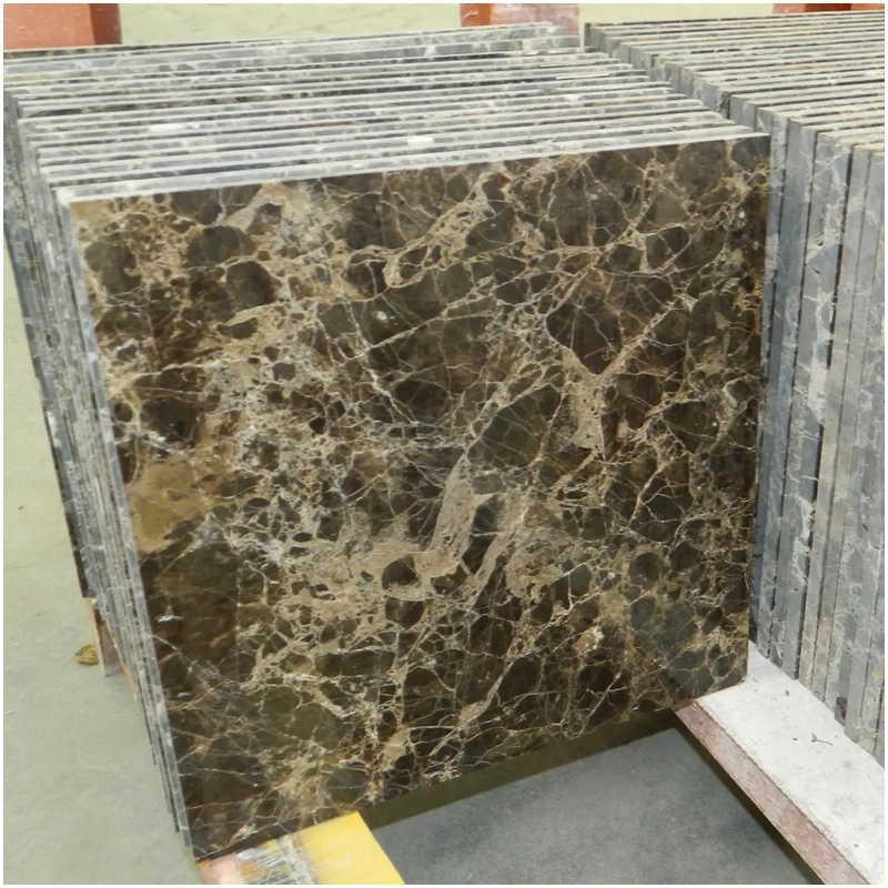 Dark Emperador Marble Floor Tiles
