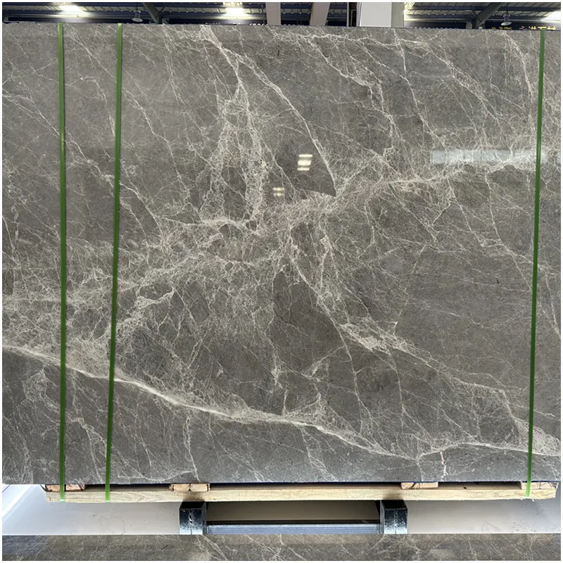 Hermes Grey Marble Slab For Countertop And Tile Products