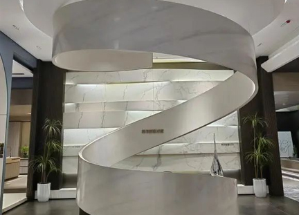 The Art Interior Desgins With Flexible Sintered Stone Panels 10 Flexible White Sintered StonePE