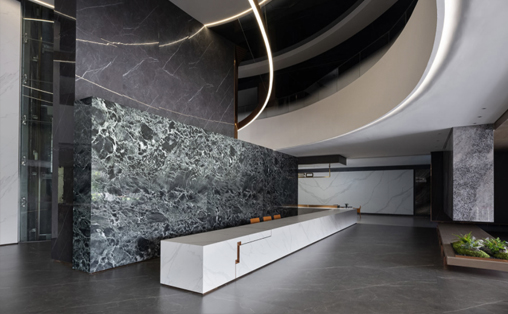 Luxury Natural Stone Reception Desks by FOR U STONE 11 NaturalWhiteandGreenMarblerE