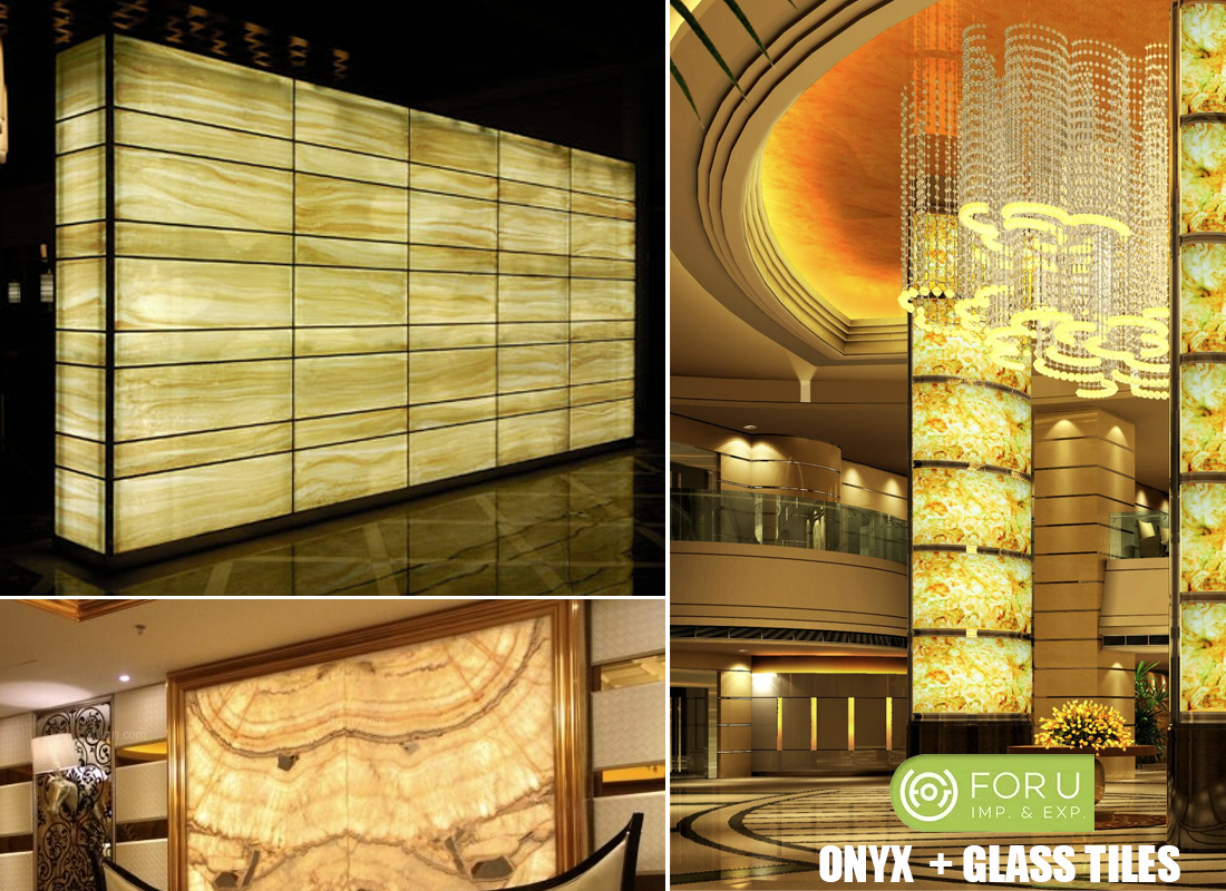 Top 10 main advantages of Stone Composite Tile 17 Onyx Marble Stone Composited Glass Tiles projects KA UNITED