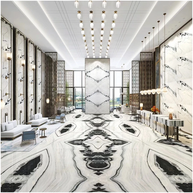 What Is Panda Marble? 17 Panda White Marble Hotel Lobby Projects FOR U STONE