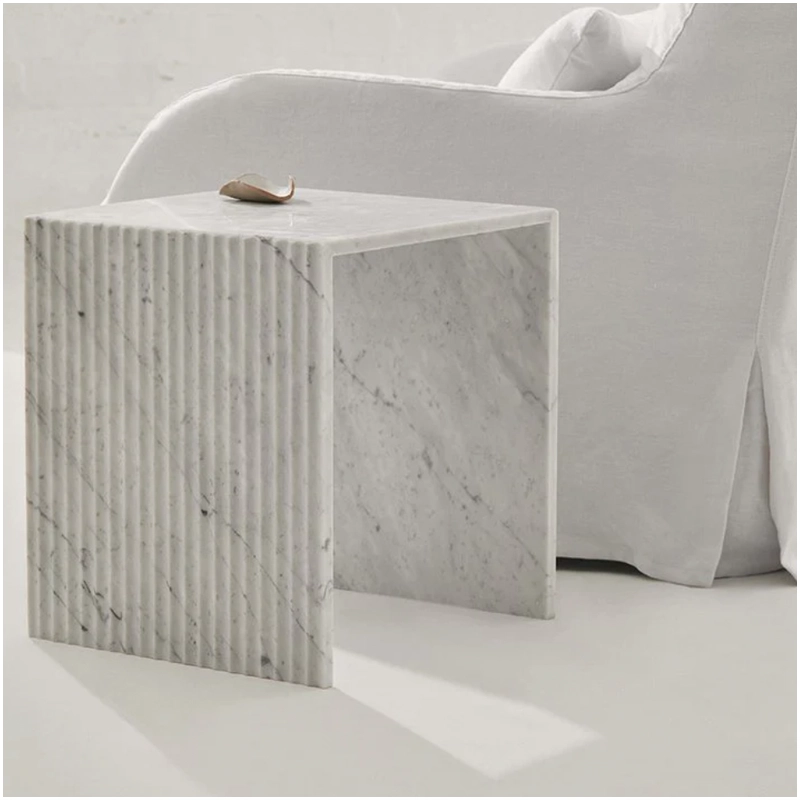 The Usages of Carrara Marble 7 Carrara Marble Side Tables For Homes FOR U STONE