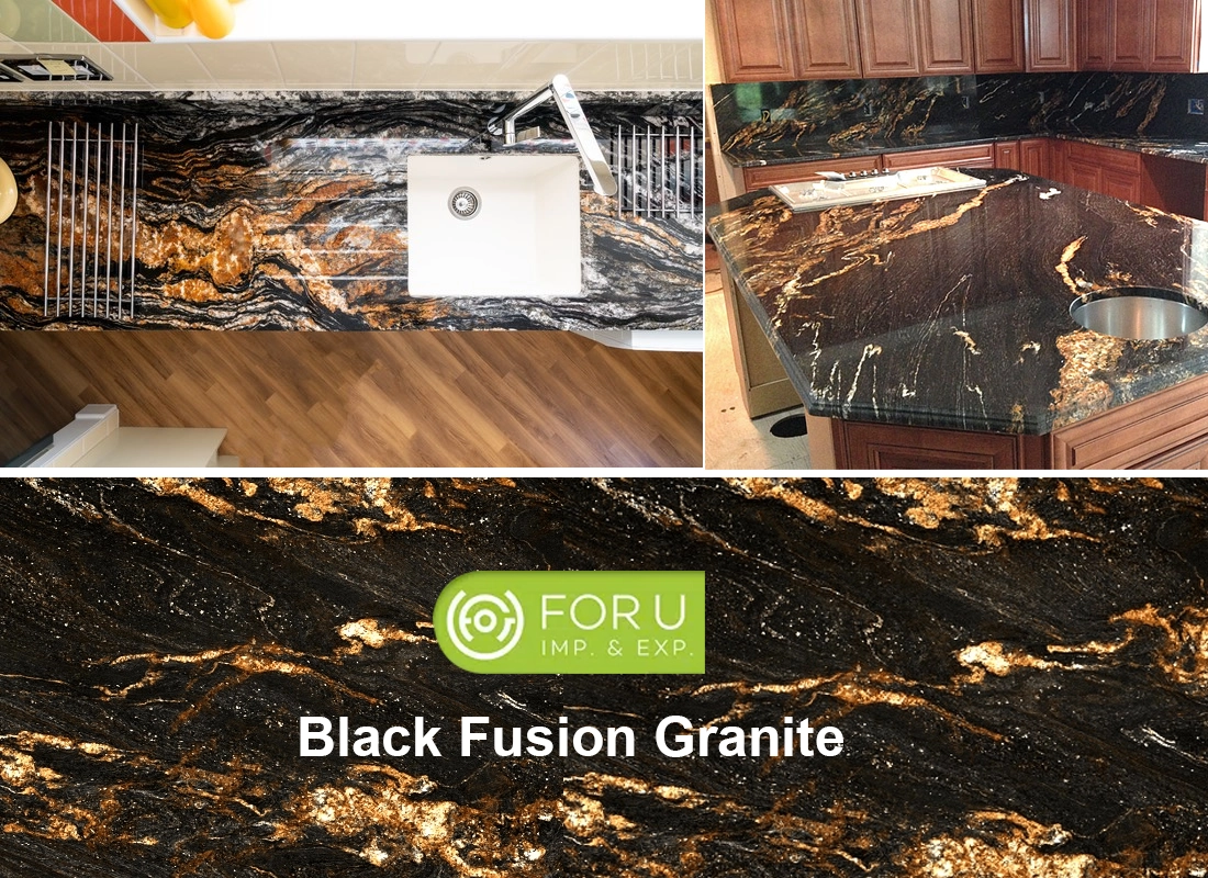Characteristics and application range of black granite 8 Customized Black Fusion Granite Kitchen Countertop Projects FOR U STONE