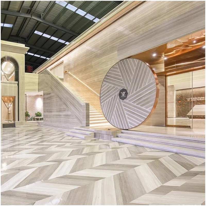 White Marble: A Story of Elegance by FOR U STONE 17 The Unique Interior desings with White Wooden Marble