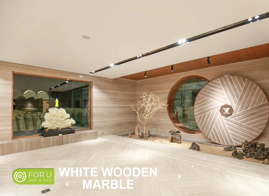 Top 8 Home Areas Where Wood Marble Is Commonly Used 2 White Wooden Marble Flooring Projects FOR U STONE