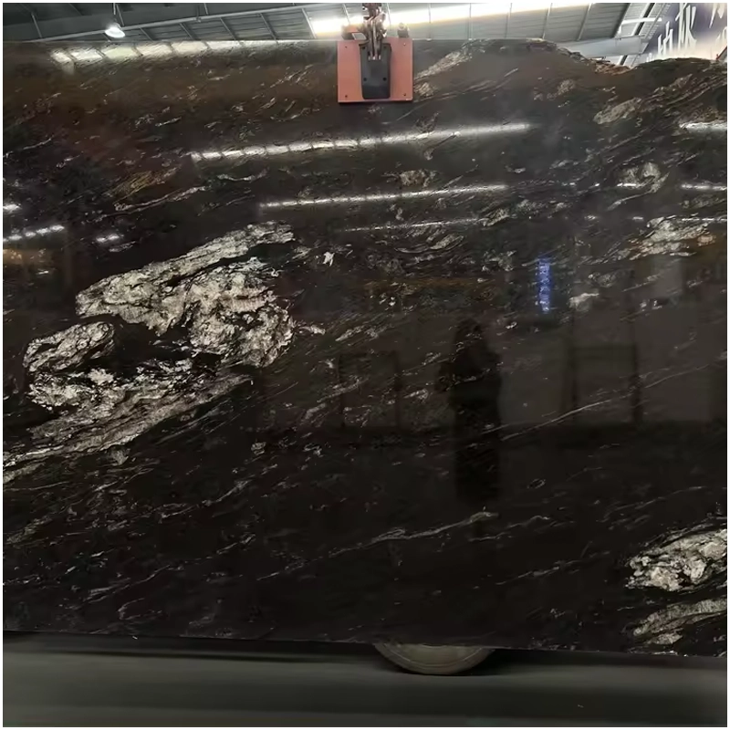 Belvedere Black Granite Slabs