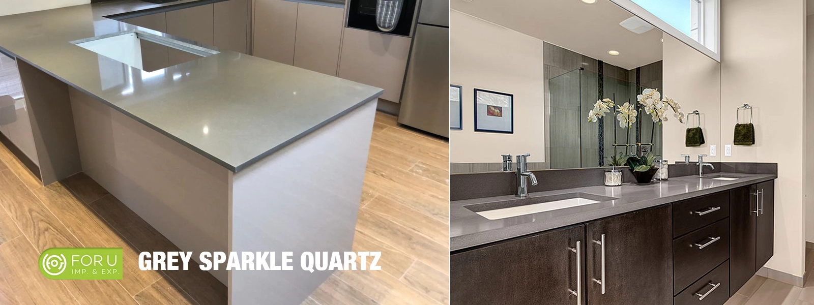 Tips to prevent quartz countertops from cracking! 9 Grey Sparkle Quartz Countertops Designs FOR U STONE