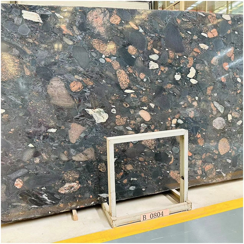 Nero Marinace Granite Slab