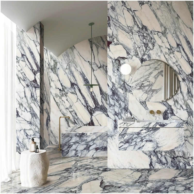 Top 4 Classic and Luxury Italian White Marble 12 Arabescato Marble Luxury Bathroom Designs FOR U STONE