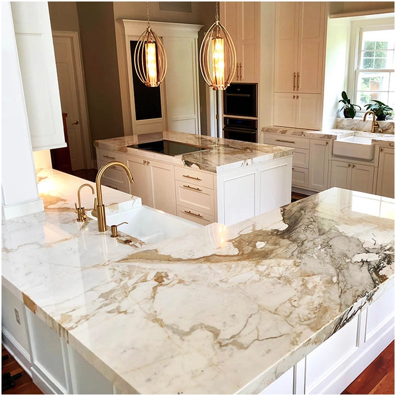 Calacatta Gold Marble | Luxurious and dynamic charm 9 Borghini Calacatta Gold Marble Countertops Supplier FOR U STONE
