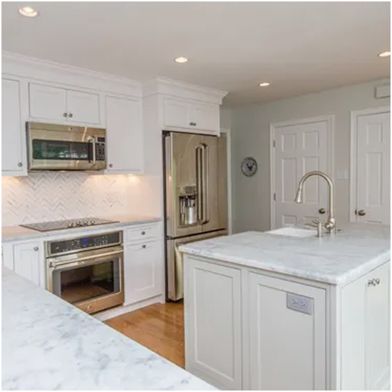 The Pros and Cons of Carrara Marble Countertops 15 Carrara Marble Countertops For Apartment Kitchen Designs FOR U STONE