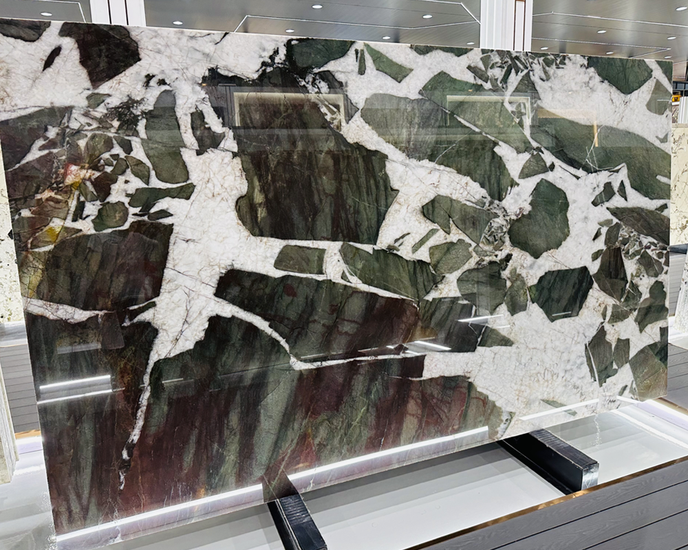 Green Quartzite Slabs 46 Botanic Green Quartzite Slabs