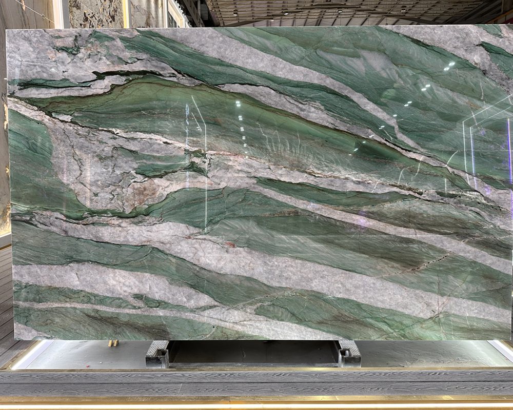 Green Quartzite Slabs 12 Fuchsite Cristallo Quartzite Slabs