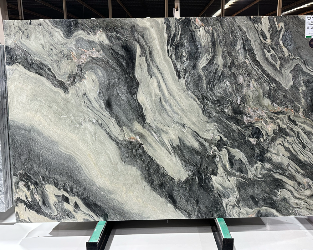 Green Quartzite Slabs 53 Leathered Amazon Quartzite