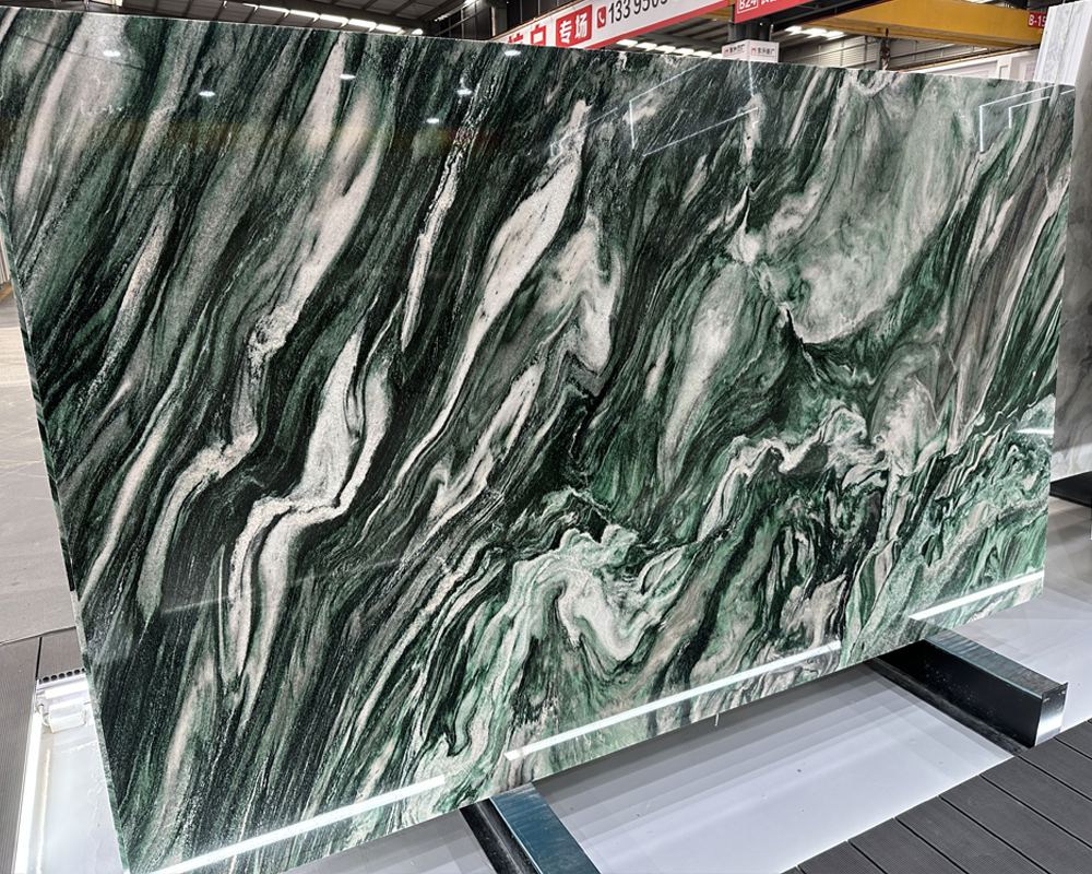 Green Quartzite Slabs 58 Verde Lapponia Quartzite Slab
