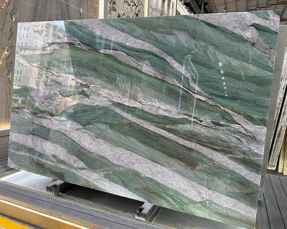 Green Quartzite Slabs 13 Verde Patagonia Quartzite Slab