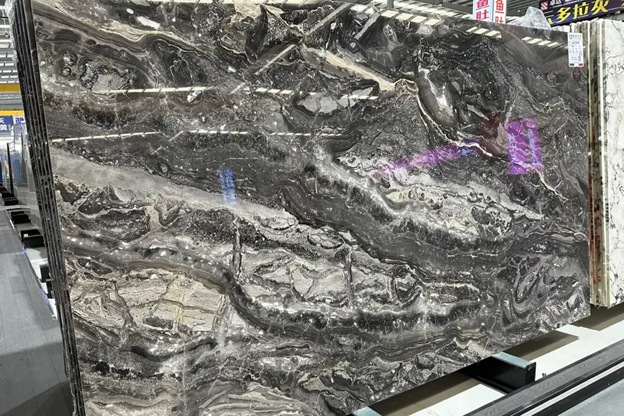 Grey Marble Slabs 83 Arabescato Orobico Grigio Marble mm Slab