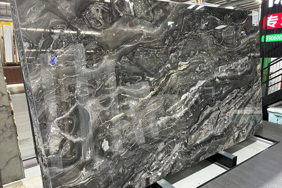 Grey Marble Slabs 85 Arabescato Orobico Grigio Marble