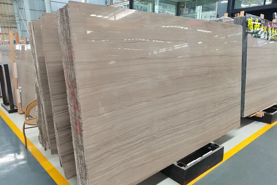 Grey Marble Slabs 15 Athens Wood Grain Marble