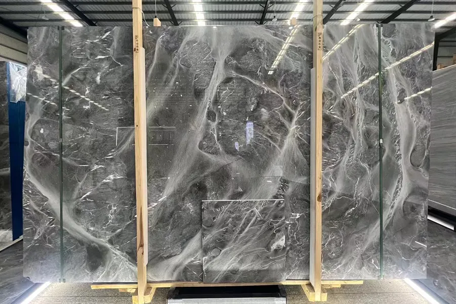 Grey Marble Slabs 49 Fantasy Grey Marble Polished Slab