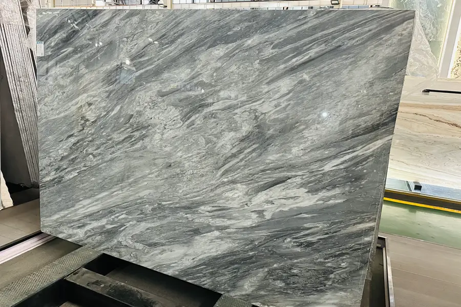 Grey Marble Slabs 146 Florence Grey Marble Polished Slab