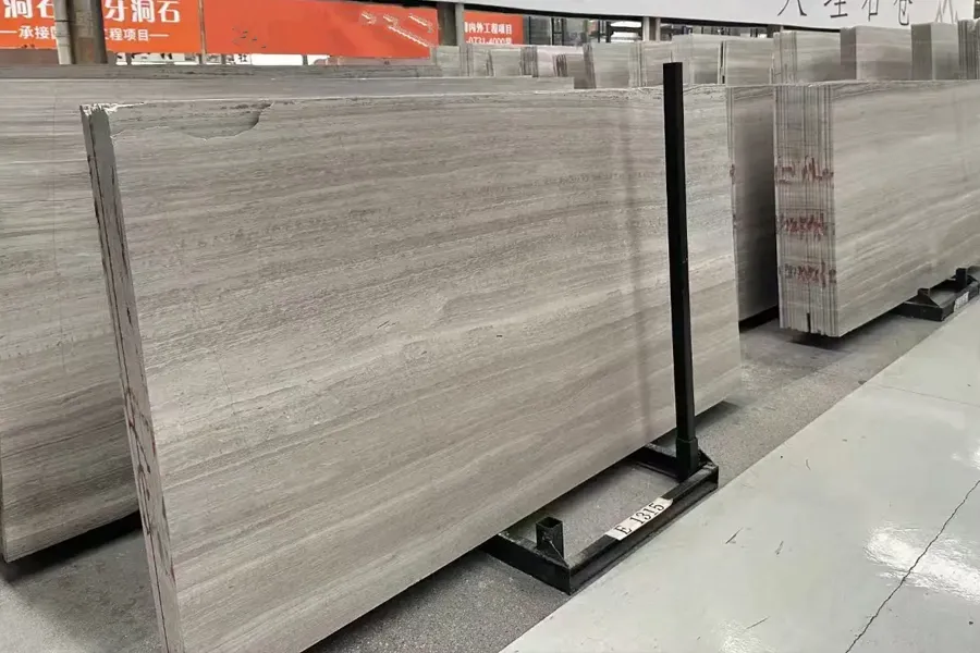 Grey Marble Slabs 10 Grey Wood grain marble slab