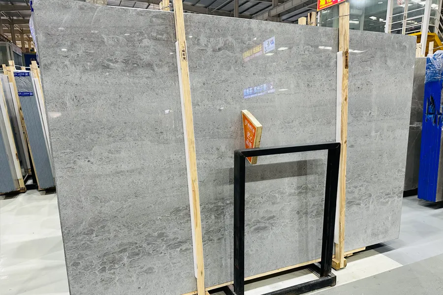 Grey Marble Slabs 25 Moon Grey mm Marble Slab