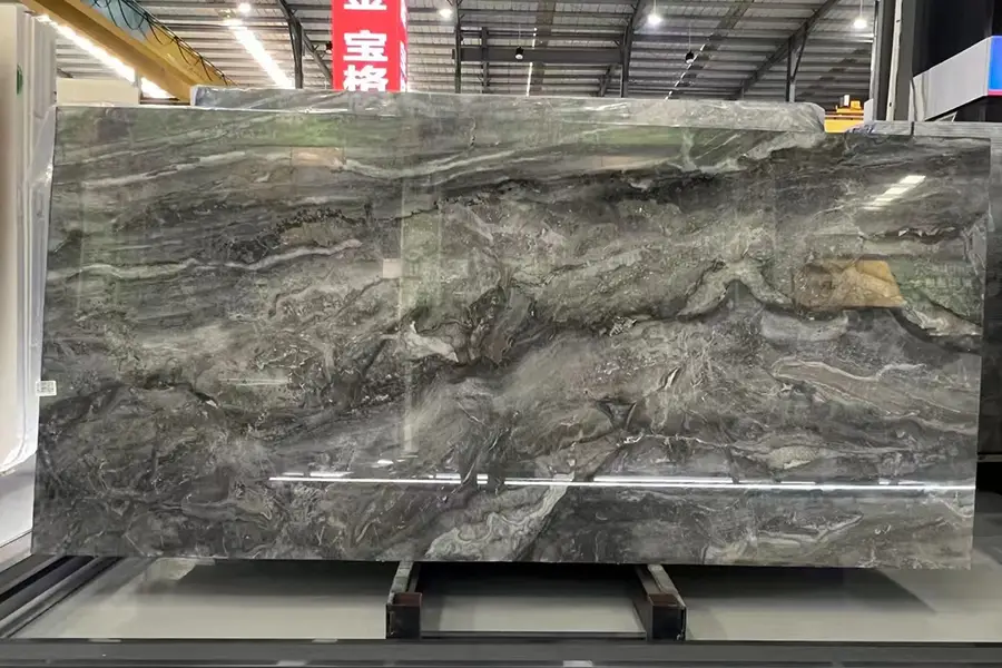 Grey Marble Slabs 139 Venice Grey Marble Polished Slab
