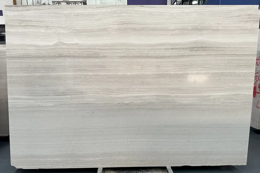 Grey Marble Slabs 6 Wooden White Marble Polished Slab