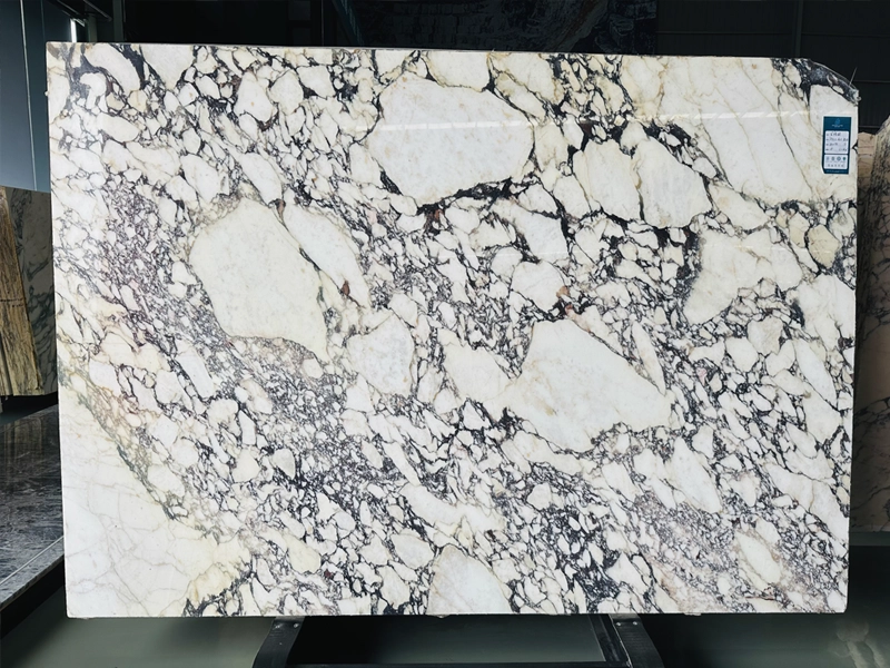 Calacatta White 75 Calacatta Viola Marble Slab For Tiles and Tables