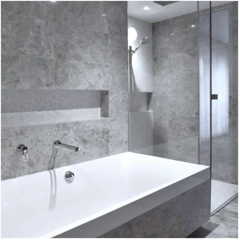 Blue Tundra Marble 1 Tundra Blue Marble Luxury Bathroom Floor and Wall Proejcts-FOR U STONE