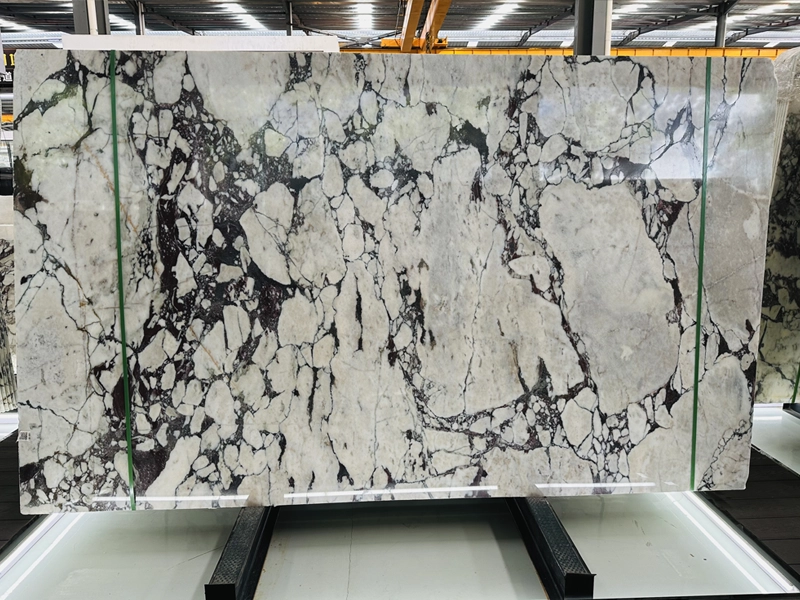 Calacatta White 78 calacatta Purple Marble 20mm Slabs