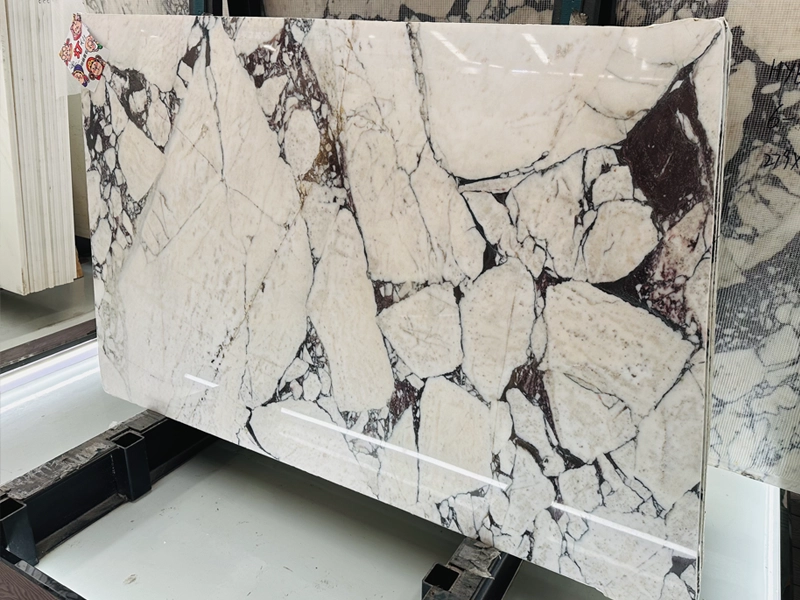 Calacatta White 79 calacatta Purple Marble Slabs