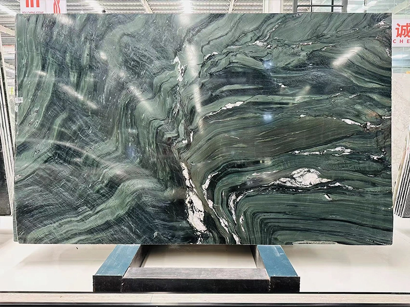 Green Marble 94 Calacatta Fendi Green Polished Marble