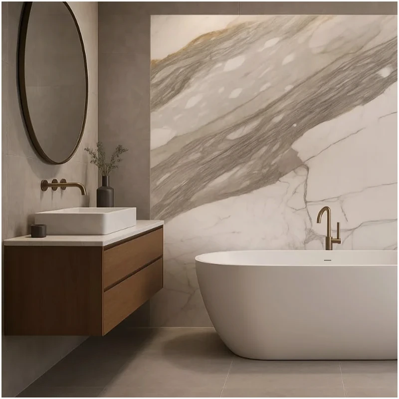 Why Calacatta Gold Marble Perfect For Luxury Interior Deco 9 Calacatta Gold Marble Luxury Bathroom Wall Deco