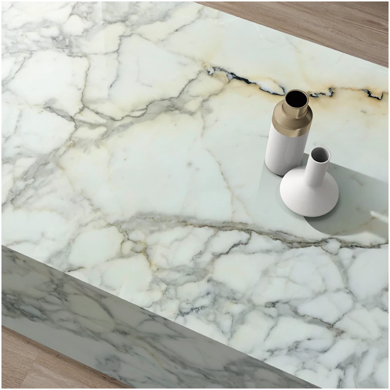 Why Calacatta Gold Marble Perfect For Luxury Interior Deco 3 Calacatta Gold Marble Plinth Tables for Luxury Home