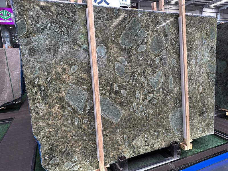 Green Marble 99 Forest Green Marble 18mm Slabs