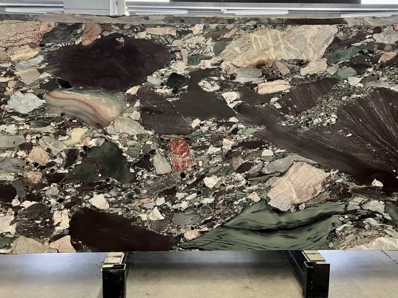 Green Marble 81 Quatre Saisons Verde Marble Polished Slabs